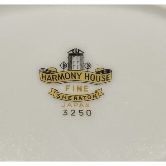 Sheraton Gravy Boat w/Attached Underplate Harmony House Fine China Sears #3250 - Picture 5 of 5